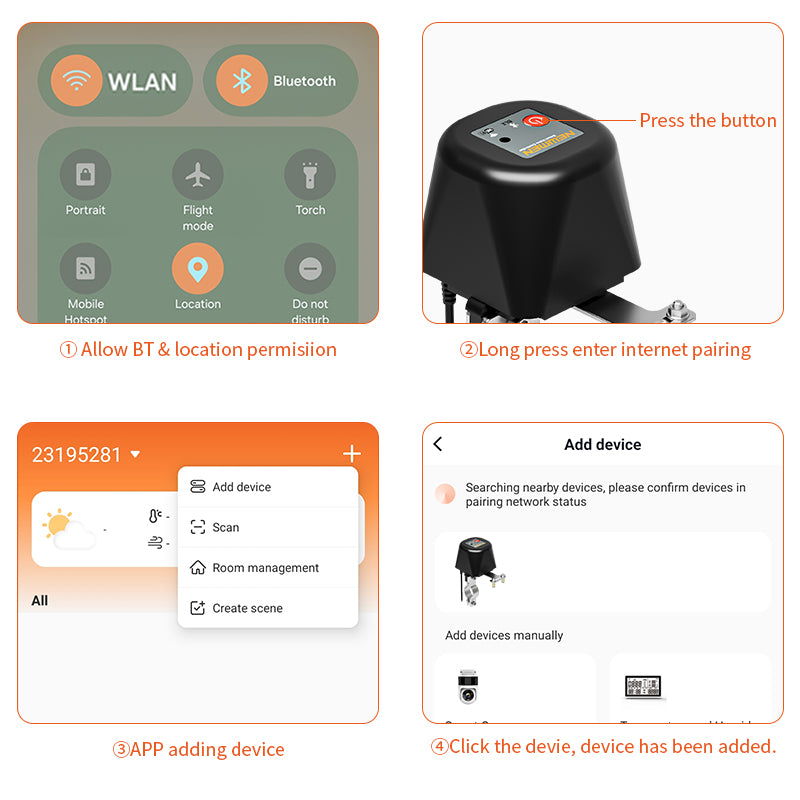 NEWMEN WiFi Smart Valve Controller with App Remote Control, Timer & countdown